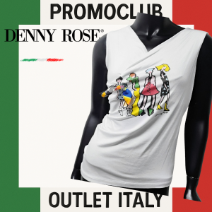 Блуза Denny Rose,  96% вискоза, 4%еластан, размер S, Италия